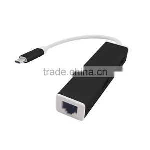 USB 3.1 Type c to Ethernet Micro Usb 2.0 Hub RTL5401 thumbnail-2