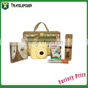 Professional Gift Package Yellow Fujifilm Fuji Instax Mini 8 Instant Film Camera for Your Choice thumbnail-1