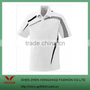 Moisture Wicking Quick Dry Colors Combination Sport Polo Shirts thumbnail-1