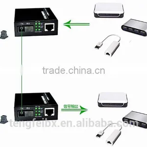 In Stock 10/100M Single Fiber Single Mode SC, 9V 12V dc Media Converter thumbnail-5