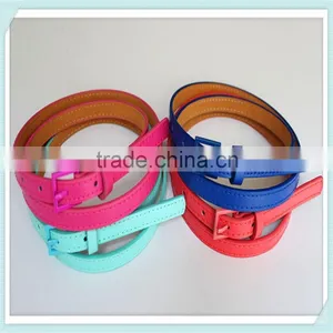 New Style Lady Leather Belts Leather Belts With Alloy Buckle PU Skinny Belts thumbnail-5