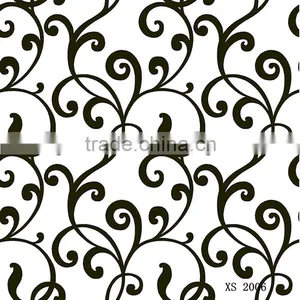 New Arrival Small Branches100% Polyester Linen Like Jacquard Curtain Fabric thumbnail-2