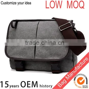 Canvas Notebook Messenger Bag Mens Shoulder Bag thumbnail-4