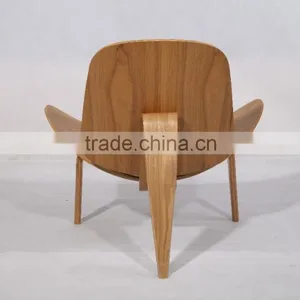 Replica CH07 Plywood Hans Wegner Shell Chair thumbnail-5