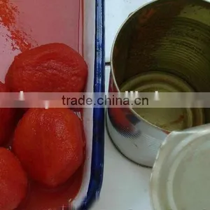 Cheap Wholesale Halal Food CANNED WHOLE PEELED TOMATOES thumbnail-1