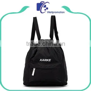New Arrival Colorful Polyester Drawstring School Backpack Bag thumbnail-3