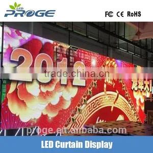 Portable Light Weight P6 Flexible Led Mesh Curtain thumbnail-1