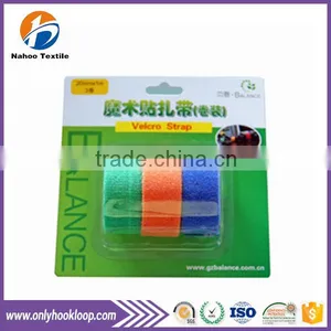 Popular High Quality Back to Back Hook and Loop Cable Tie, Colorful Back to Back Cable Tie thumbnail-1
