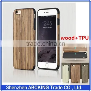 Original Wood Element Phone Case for IPhone 6/6s Wood TPU Cover for IPhone 6s Plus thumbnail-1