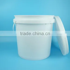18kg Paint Plastic Buckets, PP Pail for Chemicals, Plastic Packaging Barrel With Handle thumbnail-3