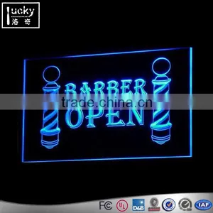 Edge-Lit LED Open Sign, Led Edge Lit Displays Acrylic Signs thumbnail-1