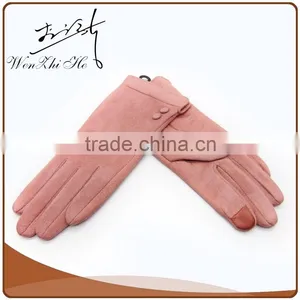 Touchscreen Faux Suede Cycling Gloves/Thin Cycling Faux Suede Gloves thumbnail-1