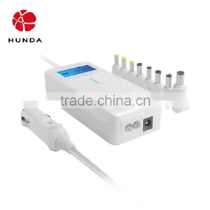 HUNDA DC Car Charger Auto Universal Laptop Notebook AC Adapter With LED Display thumbnail-3