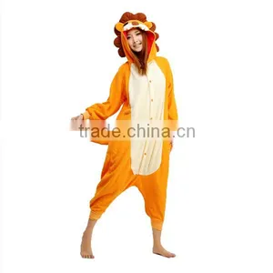 New King Lion Adult Animal Full Body Pajamas Party Costume thumbnail-3