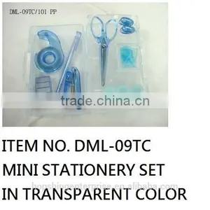 MINI STATIONERY SET IN TRANSPARENT COLOR thumbnail-1