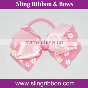 Fashion Snow Printed Ribbon Barrette With Band Wholesale thumbnail-1