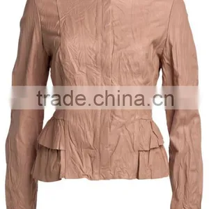 Ladies Leather Fashion Jacket & Wrinkle Style thumbnail-1