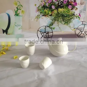 White Custom Wide Mouth Porcelain Handleless Tea Cups thumbnail-3