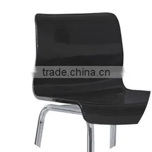 Hot Sale Modern Natural Ply-Wood Colorful Bar Stools With Simple Design thumbnail-6