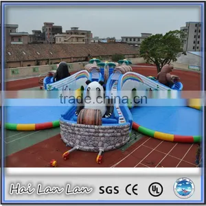 2016 High Quality Swimming Pool Slide ,inflatable Water Slide,bouncy Slide Combo thumbnail-1