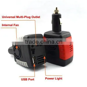 150W 12V DC to 110V/220V AC Power Inverter USB Converter Car Charger Laptop Adapter thumbnail-1