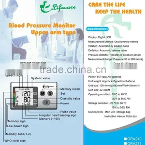 CE Approved Electronic Sphygmomanometer thumbnail-1