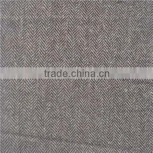 Woolen Fabric With Herringbone thumbnail-1