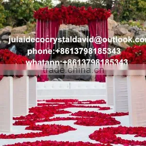 Wedding Stage Backdrops Decoration White Wedding Mandap thumbnail-1