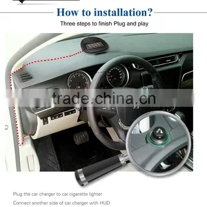 A1 GPS Head Up Display A1 GPS HUD OBD-II HUD Head Up Display Apply for All Cars in the World thumbnail-6