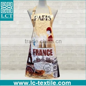Customized Paris France Full Front Print Shop Attendant Apron thumbnail-2