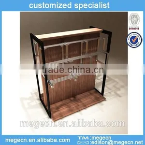 Double-sides Trousers Wood Folding Display Shelf thumbnail-1