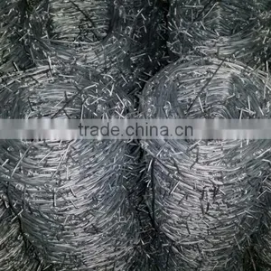 1.60mm-2.6mm Reverse Twist Barbed Wire/ Double Twist Barbed Wire 100m/200m/500m/roll thumbnail-3