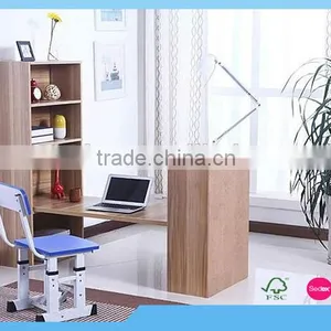 Combined Learning Table With a Bookcase thumbnail-2