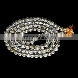 Himalayan Natural Crystal Buddha Beads thumbnail-6