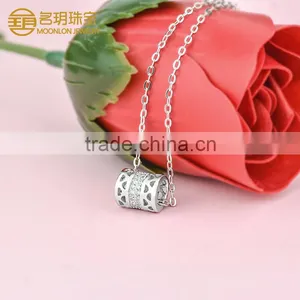 Genuine Solid 925 Sterling Silver Necklace Silver Jewellery, 925 Silver Necklaces for Women thumbnail-1