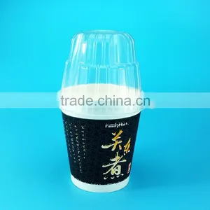 Disposable Paper Soup Cup for Noodle Cheap Paper Cups With Lid thumbnail-3