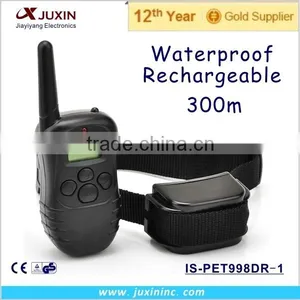 998DR Electric 100 Level Rechargeable Remote Control Vibration and Static Dog Collar thumbnail-1