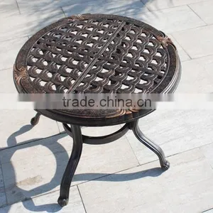 New Design Patio Furniture Cast Aluminum Bistro Table Set Outdoor Furniture thumbnail-5