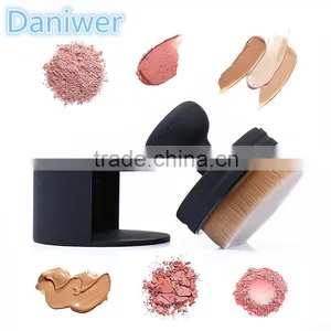New Arrival O! Circle Oval Brush Style Foundation Makeup Air Brush Loose Powder Synthetic Hair Brush Big One thumbnail-5