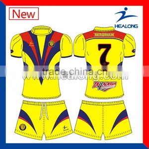 100% Polyester Sublimation Digital Print Wholesale Rugby Jerseys Rugby Shirt thumbnail-2