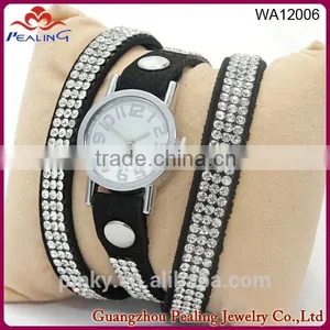 Best Selling New Style Colourful 4 Row Bling Bling Fashion Bangle Watch Ladies Watches thumbnail-5