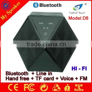 Model D8 New Gadgets Super Bass Sound 6w Rechargeable Stereo Wireless Bluetooth Speaker thumbnail-4