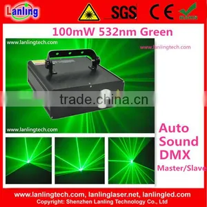 150mW DMX Green Home Party Laser Light thumbnail-1