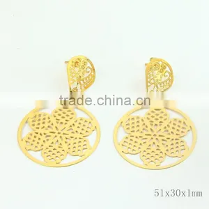 Special Design Earrings Stainless Steel, Nickel- and Lead-free thumbnail-5