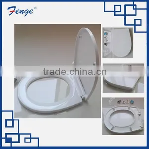 Urea Adjustable Hinge Elongated Wall Hung Toilet Seat thumbnail-1