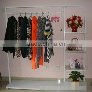 Beautiful Stainless Steel Clothing Display Rack thumbnail-1