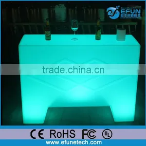 New Fashion Design Plastic Illuminated Rechargeable Bar Furniture Table,mini Led Electronic Counter thumbnail-4