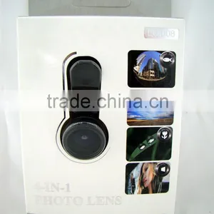 Detachable Clip-on Macro Lens+Fish-eye +0.65X Wide Angle+ Circular Polarizer Filter For Smartphones Tablet PCs thumbnail-2