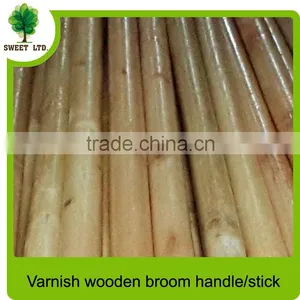 Very Durable Varnished Wooden Handle With Plastic Cap for Garden Tools thumbnail-2