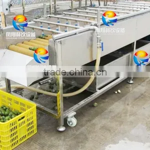 Industrial Watermelon/Orange/Apple Washing Machine With Roller Brushes thumbnail-3